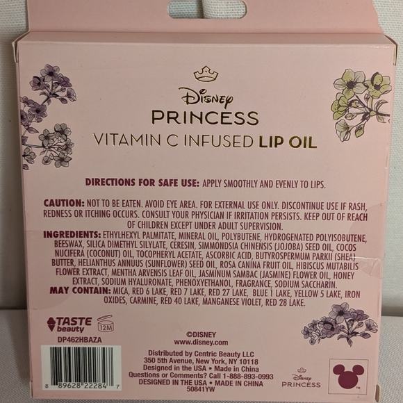 Disney Princess Snow White Vitamin C Infused Lip Oil Set Of 4 NWT - Picture 3 of 3